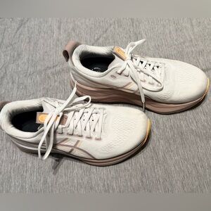 ASICS Women’s White and Mauve Athletic Shoes